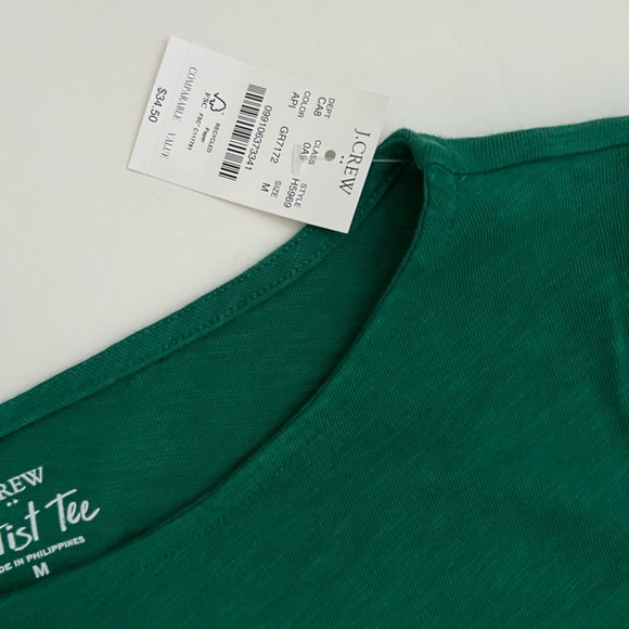 J. Crew Emerald Artist Tee - Picture 4 of 4